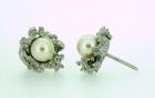 Orecchini  in argento 925%°e perle Linea Fusion art.1340140